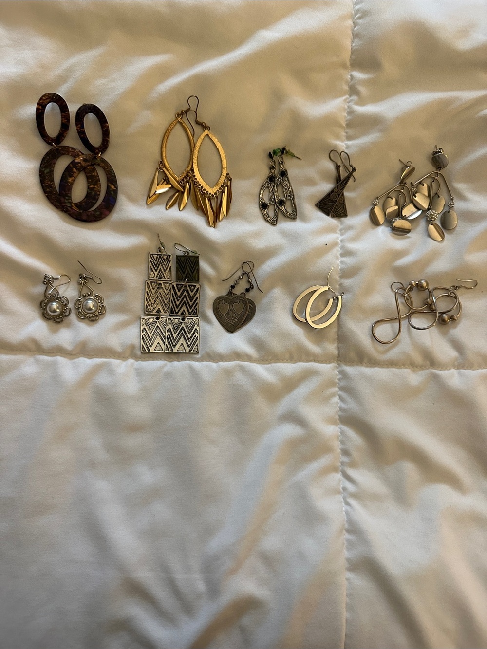 Mixed Women’s Earring Collection - Gold and Silver Tones